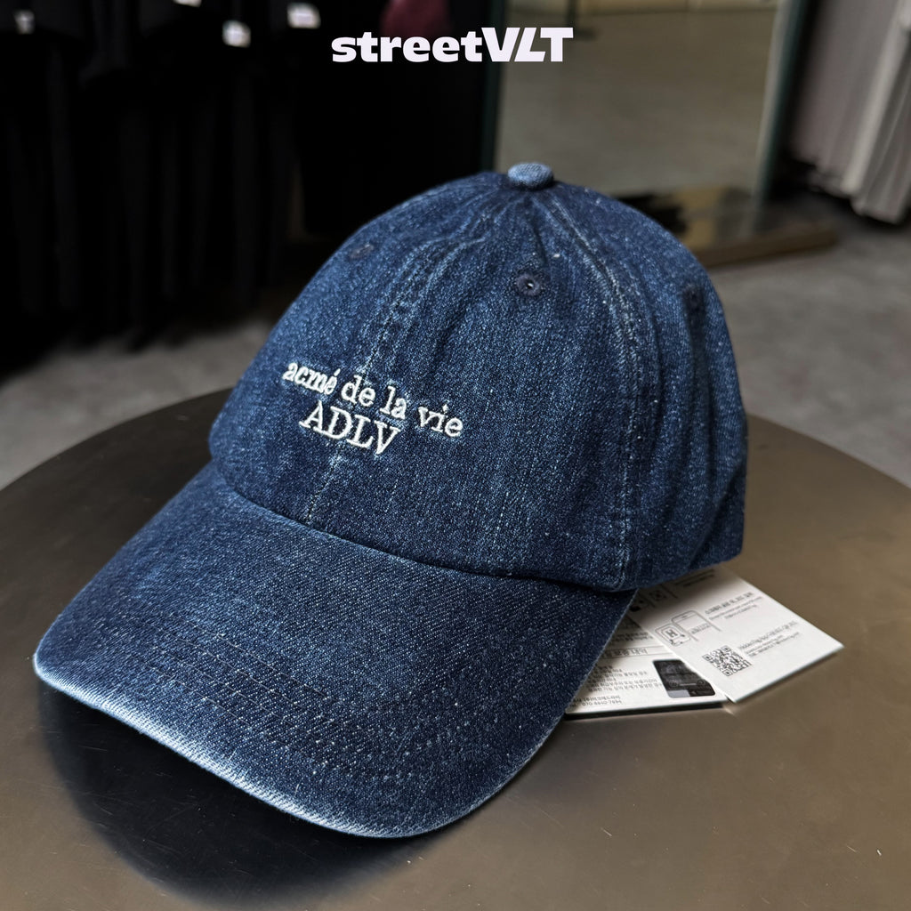 ADLV Basic Logo Season 3 Ball Cap Dark Blue Acme De La Vie