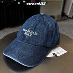 ADLV Basic Logo Season 3 Ball Cap Dark Blue Acme De La Vie