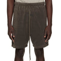 Essentials FOG Off Black Gray Drawstring Shorts