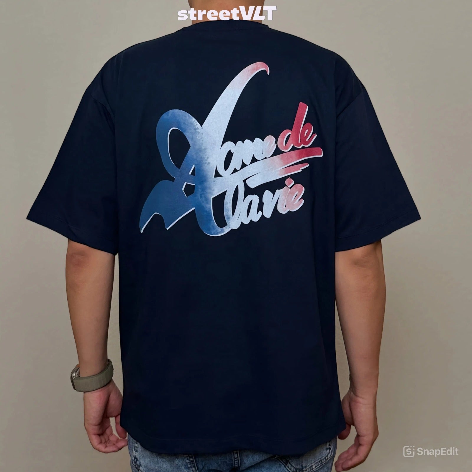 ADLV French Script Logo Short Sleeve T-Shirt