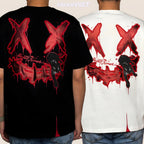 Ricky is Clown Bloody Black Panther Patch Embroidered Tee