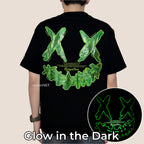 Ricky is Clown Dazzling Green Glow in the Dark Tee