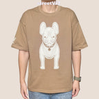 Life Work Korea Silket Big Radog 26 Dark Beige Tee
