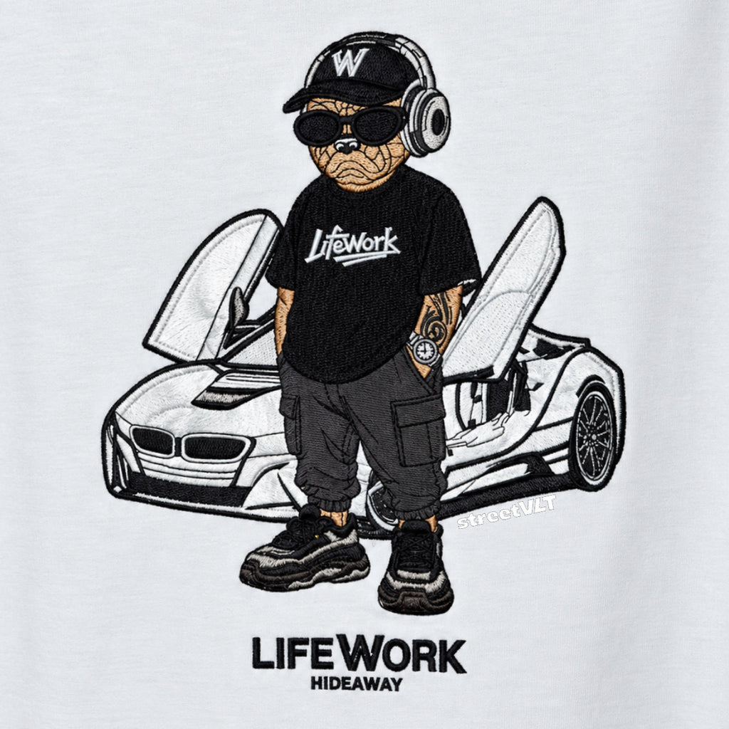 Life Work Korea Supercar Hipdog Tee
