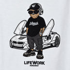 Life Work Korea Supercar Hipdog Tee