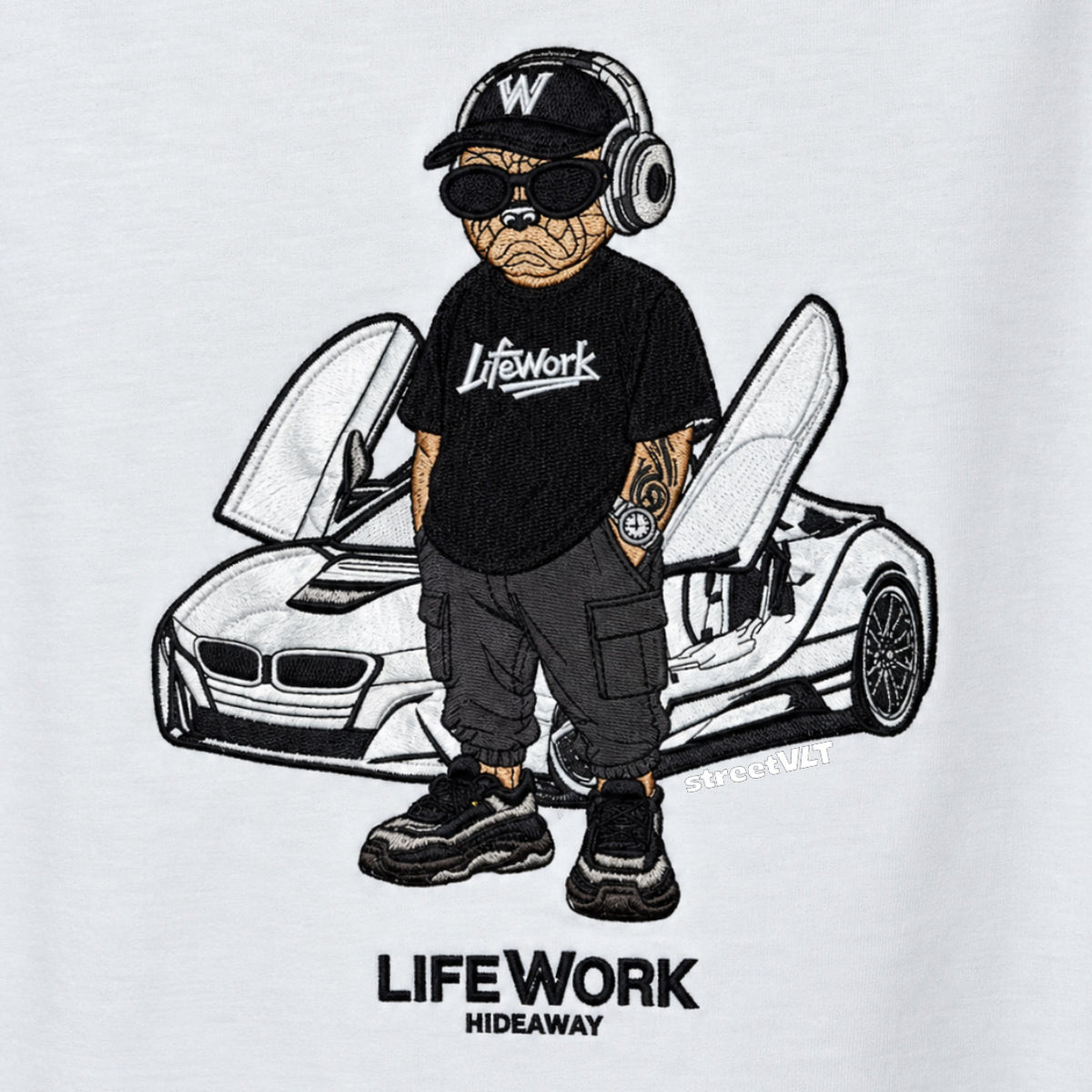 Life Work Korea Supercar Hipdog Tee