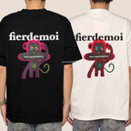 Fier De Moi Hi Monkey Tee