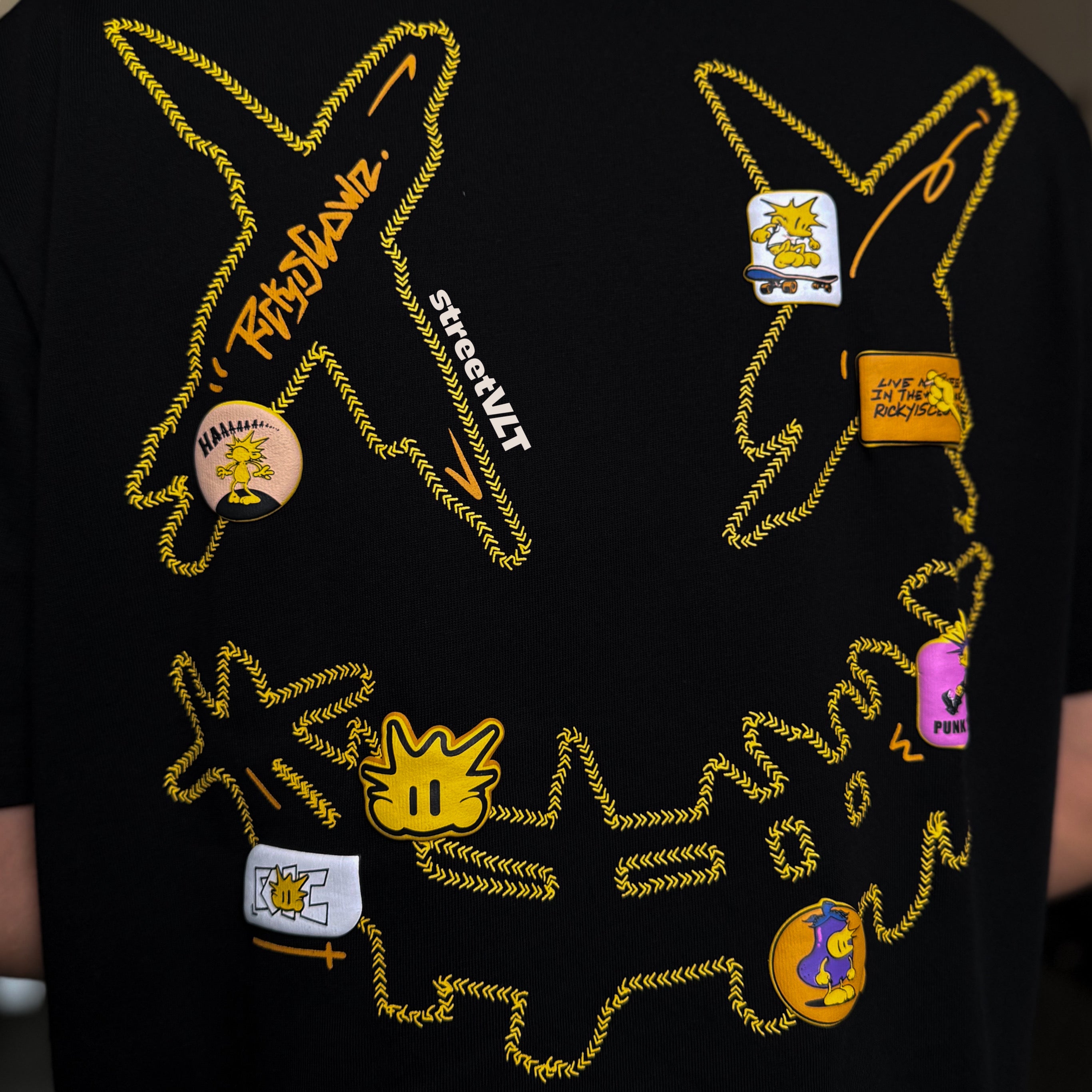 Ricky is Clown Pineapple Head IP Printed Tee