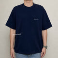 Gro Grocery Basic Boxy Navy Tee