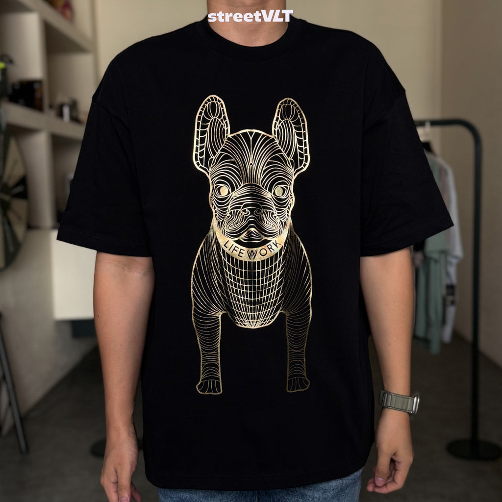 Life Work Korea Big Radog Gold  Tee Lifework Original