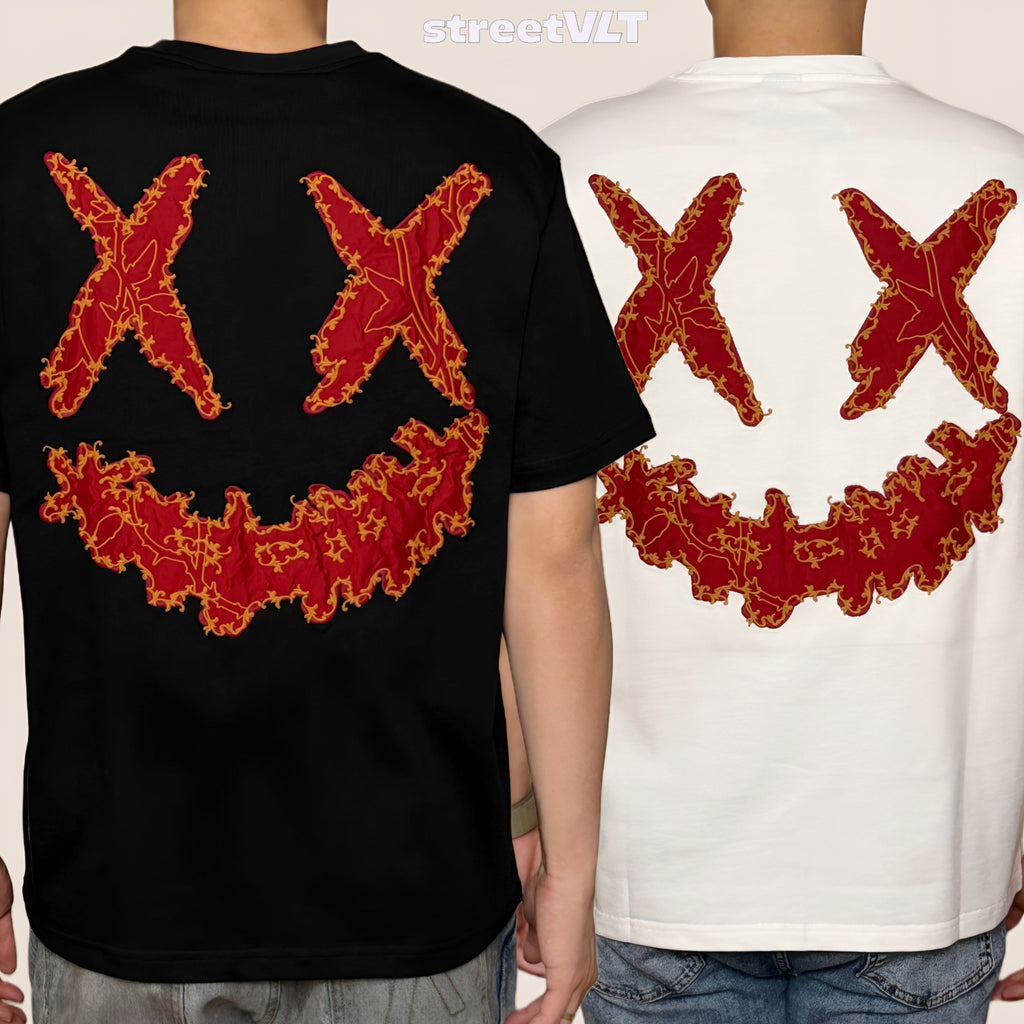 Ricky is Clown New Year Golden Thorns Embroidered Tee