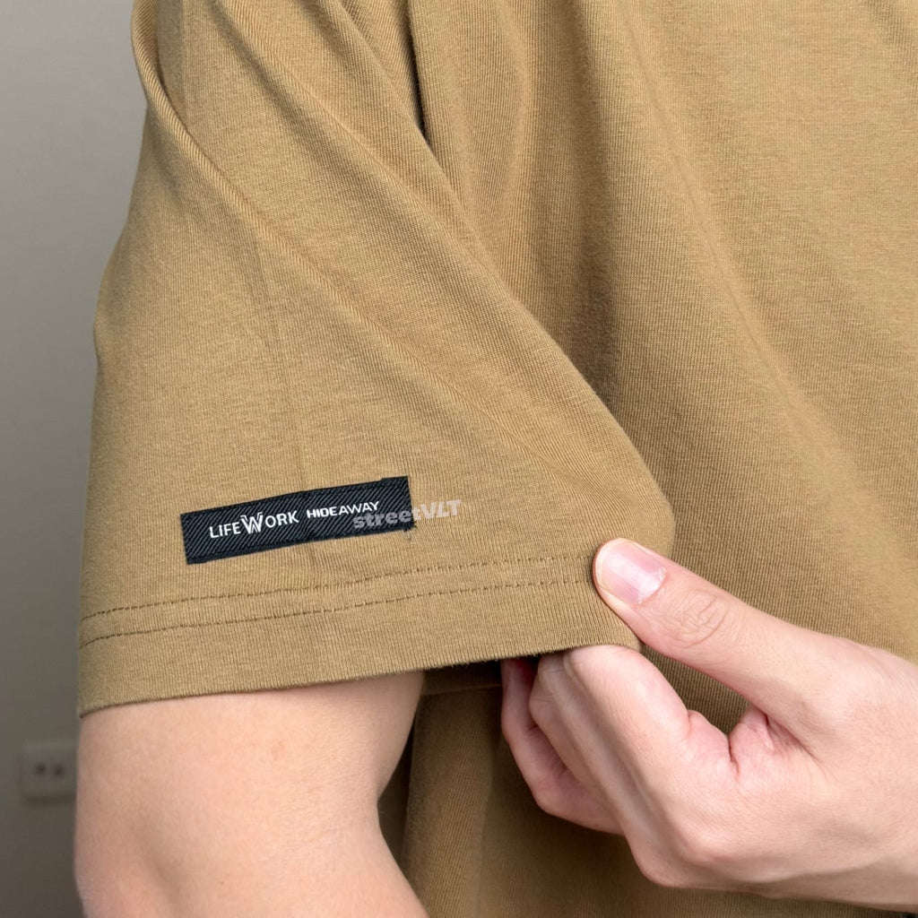 Life Work Korea Mini Square Radog Washed Tee