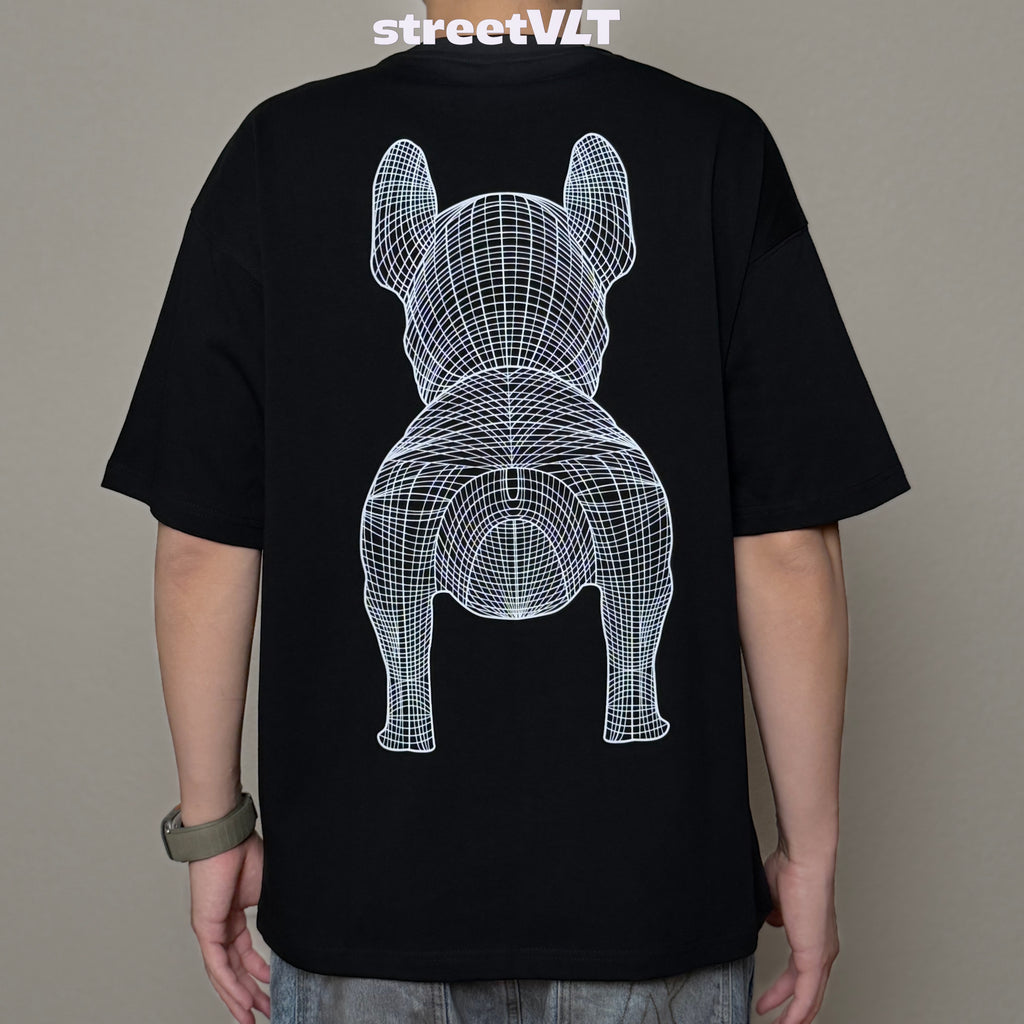 Life Work Korea Big Radog Jet Black Tee