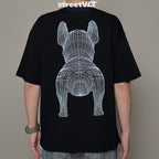 Life Work Korea Big Radog Jet Black Tee