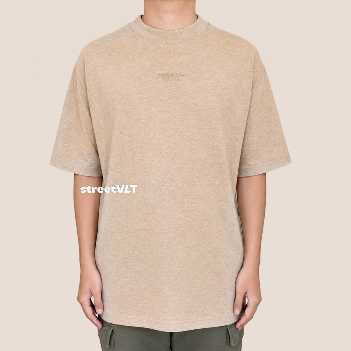 Essentials FOG Core Gold Heather Tee Shirt