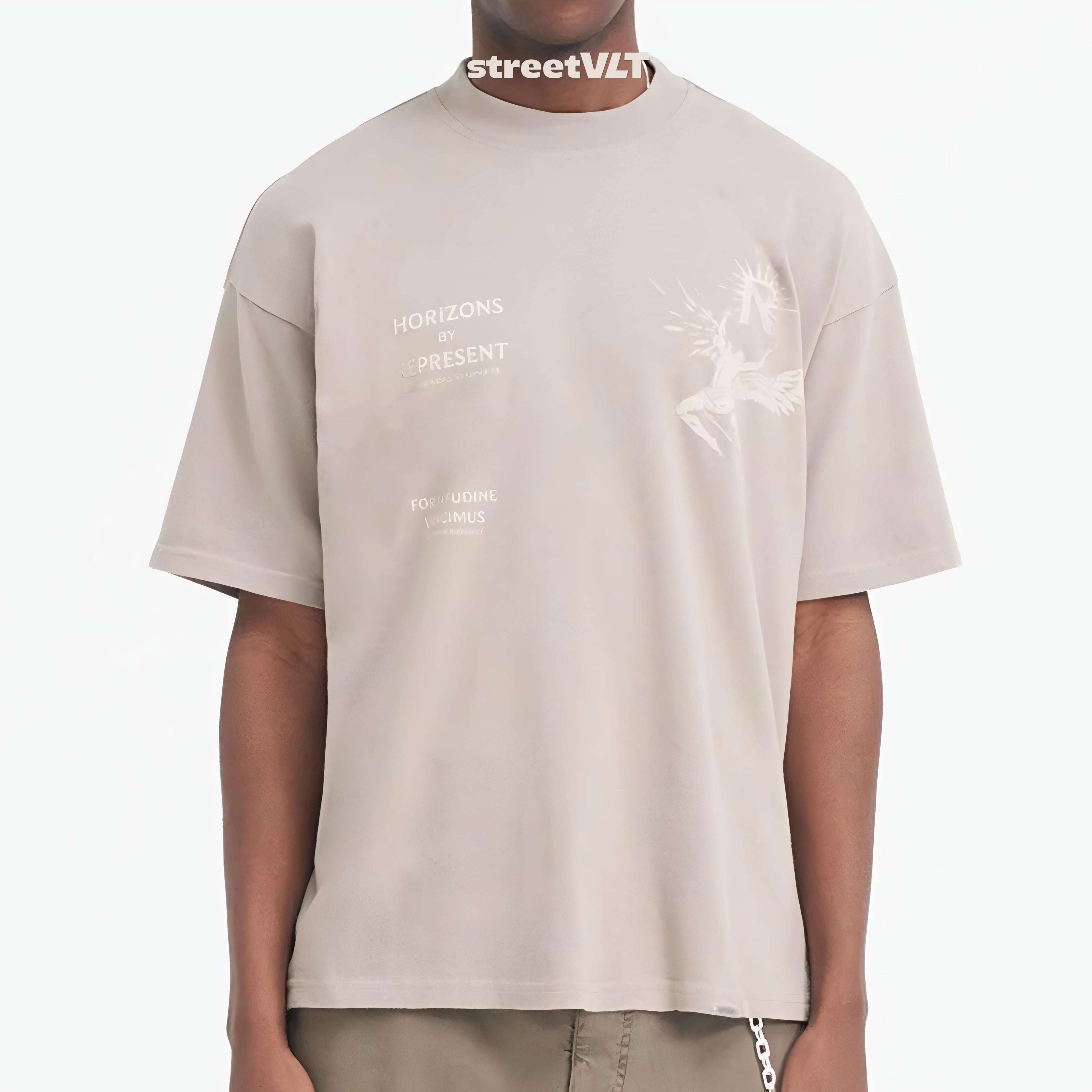 Represent UK Icarus Taupe Tee