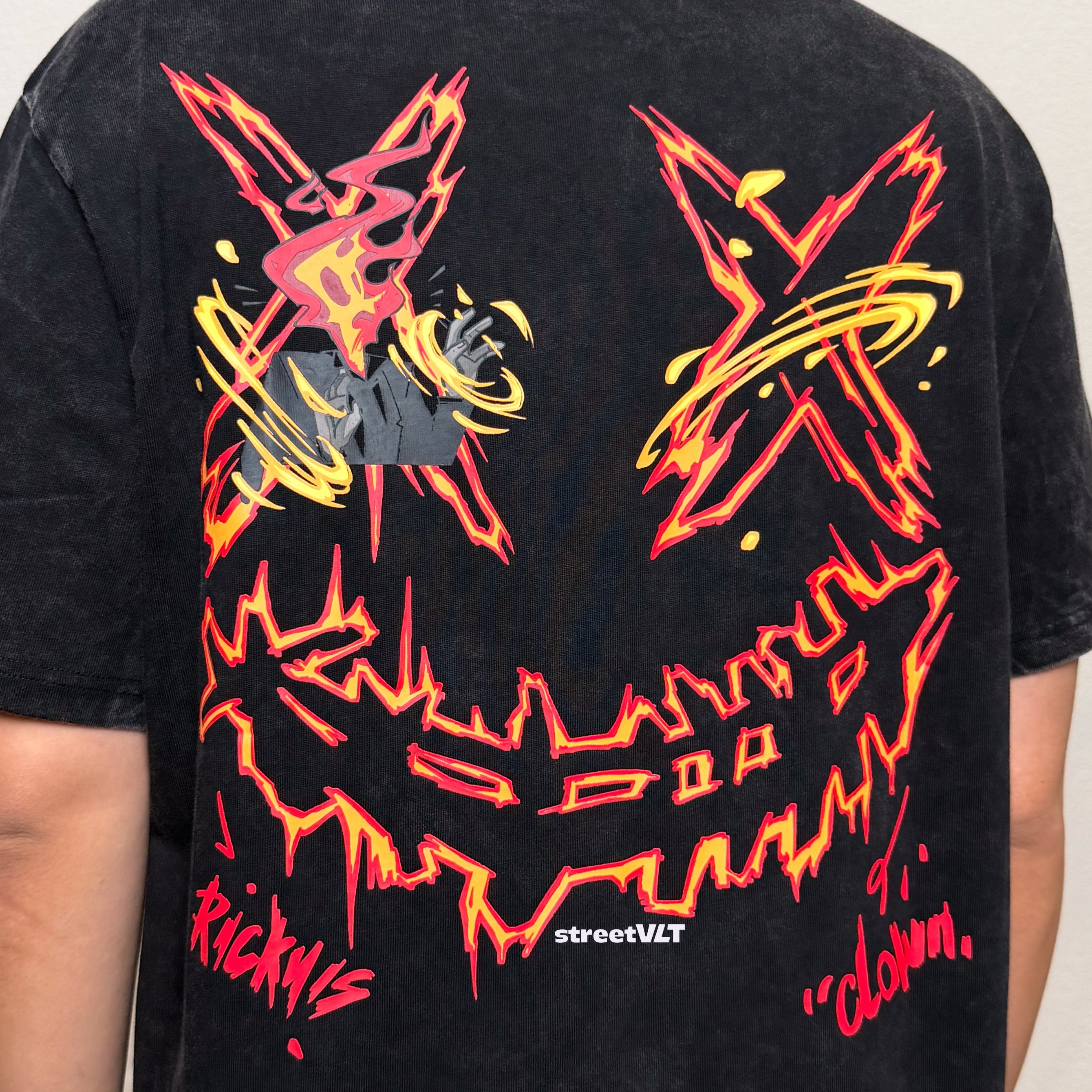 Ricky is Clown Soul of Fire Washed Tee