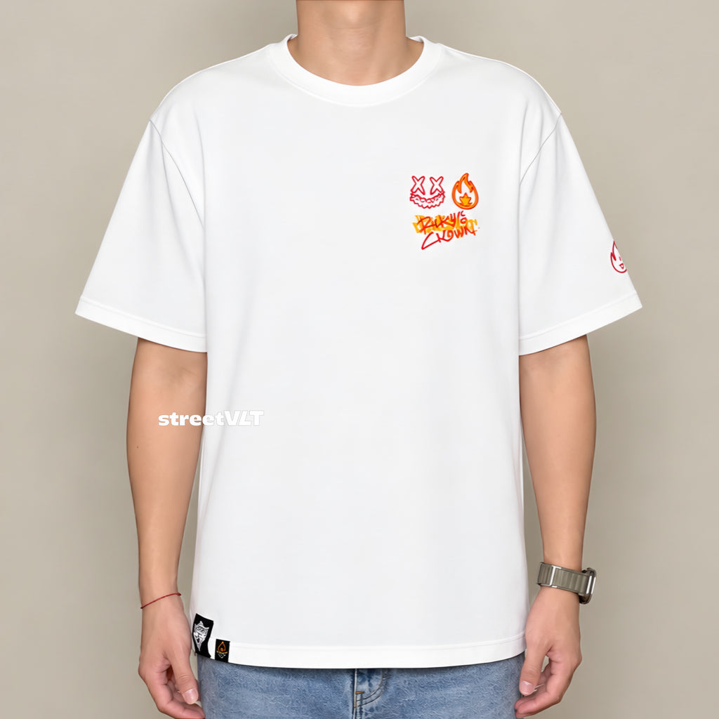 RIC Ricky is Clown Thermal Heat Flow Deformation Embroidered Tee