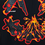 Ricky is Clown Thermal Heat Flow Deformation Embroidered Tee