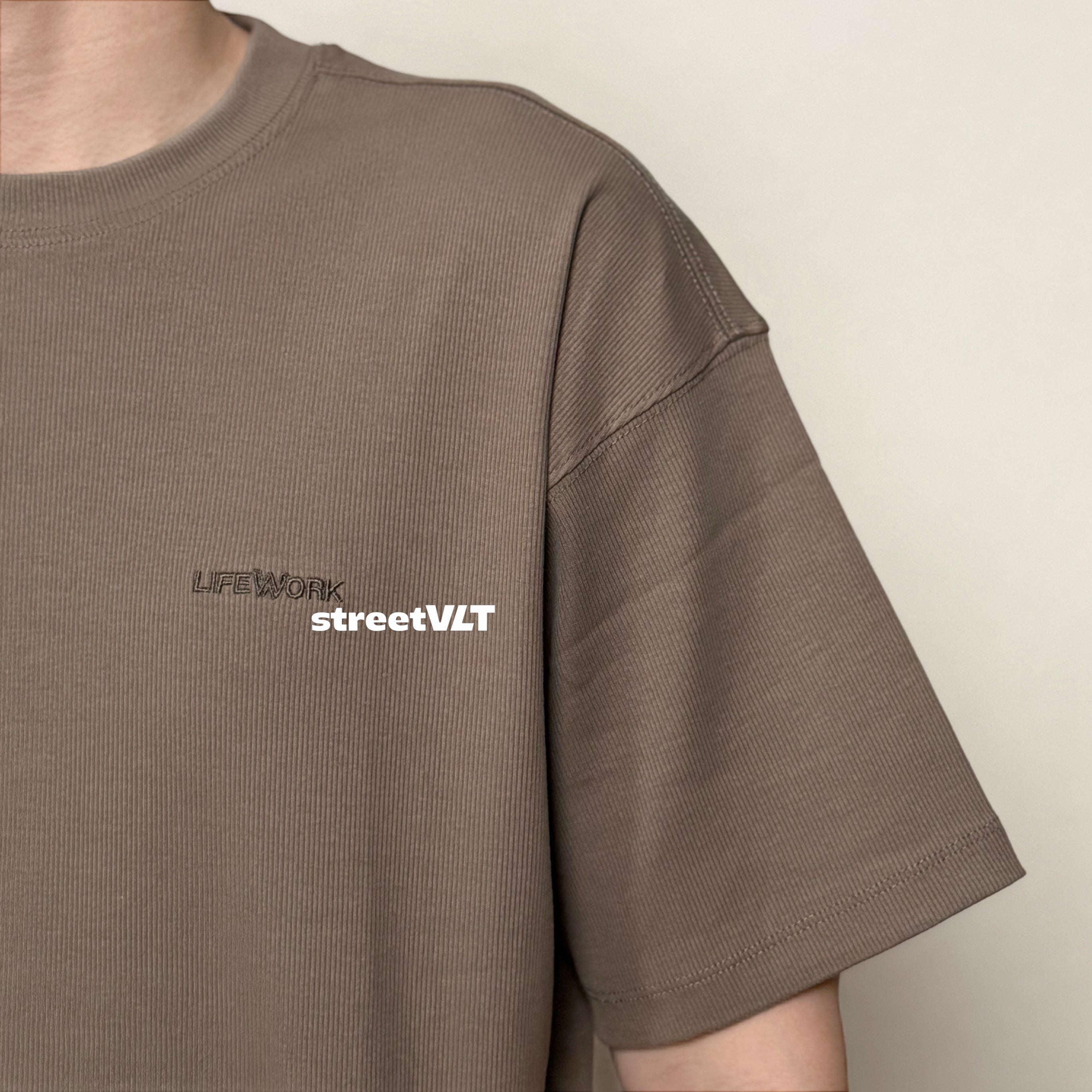 Life Work Korea Jersey Corduroy Tee