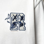 Ricky is Clown Blue and White Porcelain Applique Embroidered Tee Original