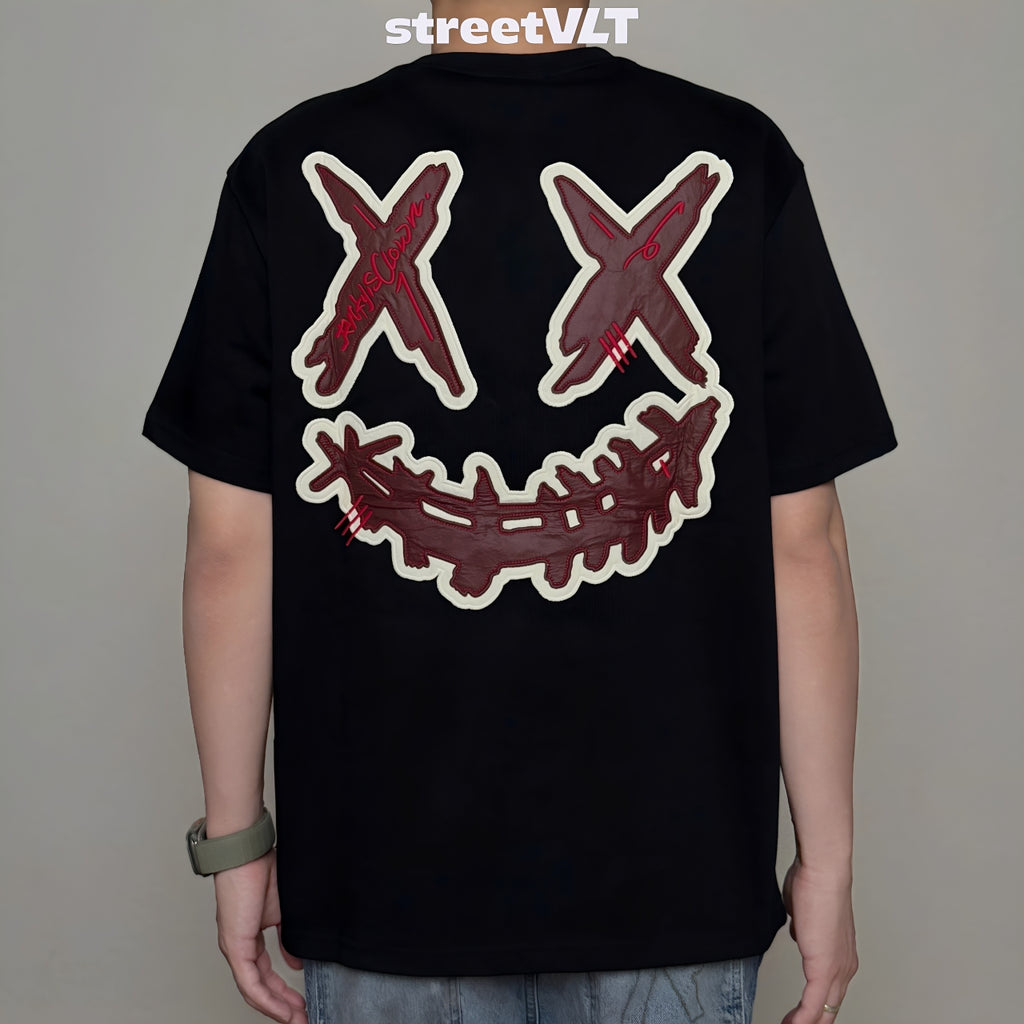 Ricky is Clown Overlapping Scarlet Tee