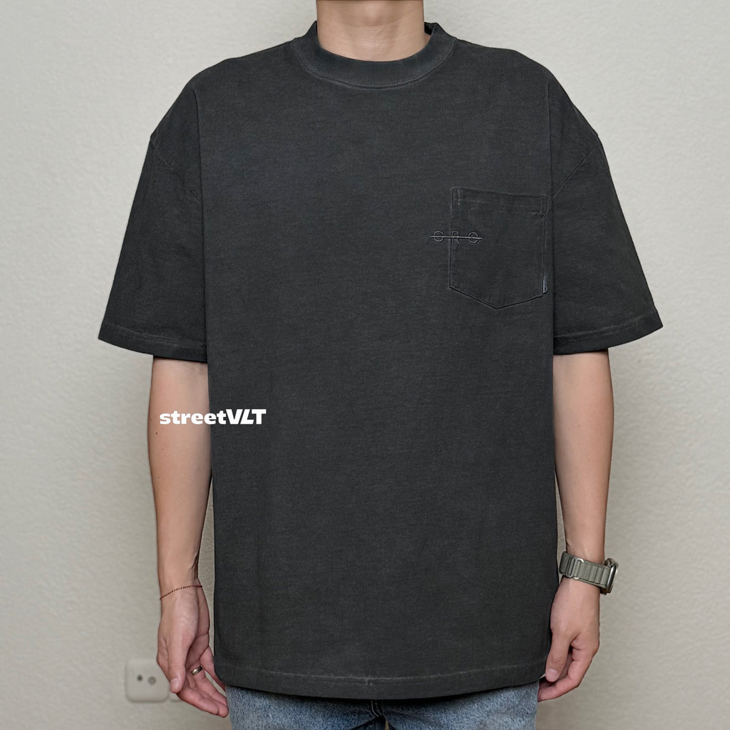 Gro Grocery Scene Painted Classic Washed Pocket Invoice Tee