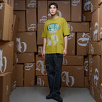 ADLV Vintage Overlap Bear Short Slevee T-Shirt