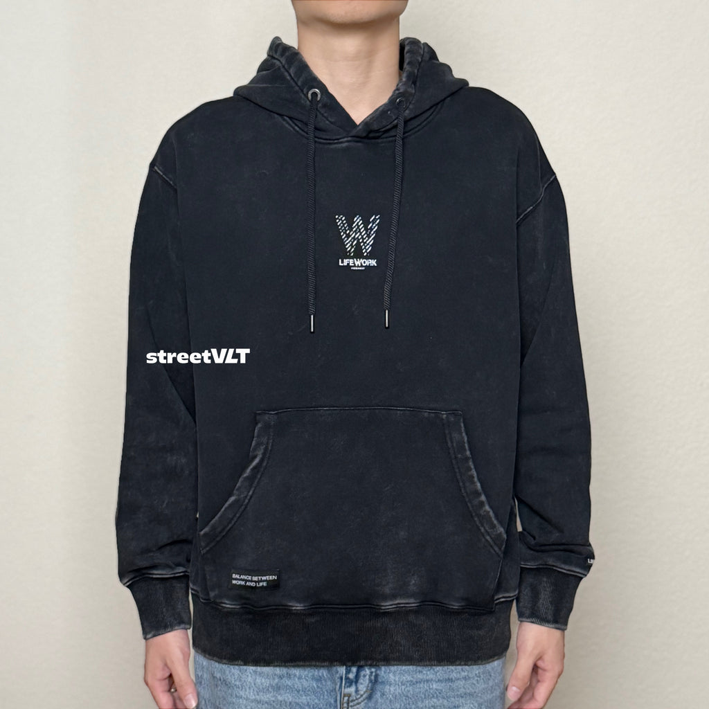 Life Work Korea Vintage Graphic Hoodie