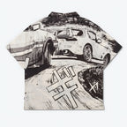 Gro Grocery Tarmac Initial D 86 vs FD Short Sleeve Shirt