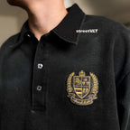 ADLV Washing Embro Rugby Sweatshirt