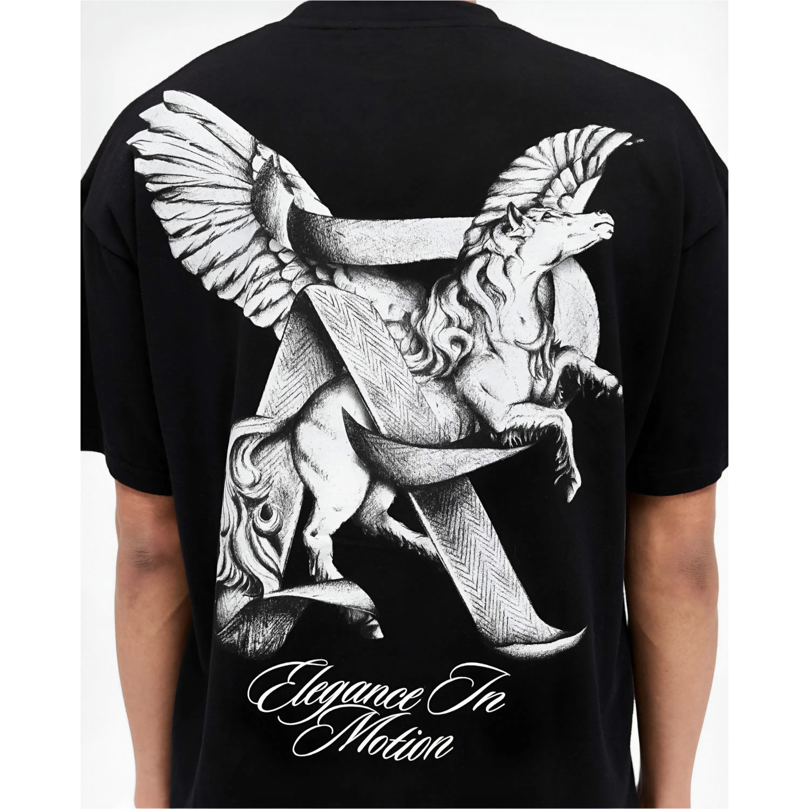 Represent UK Elegance In Motion Jet Black Tee