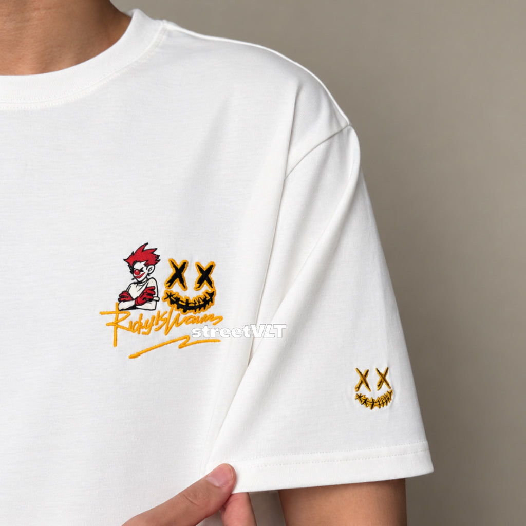 RIC Ricky is Clown Shatters Illusions Mamba Embroidered Tee