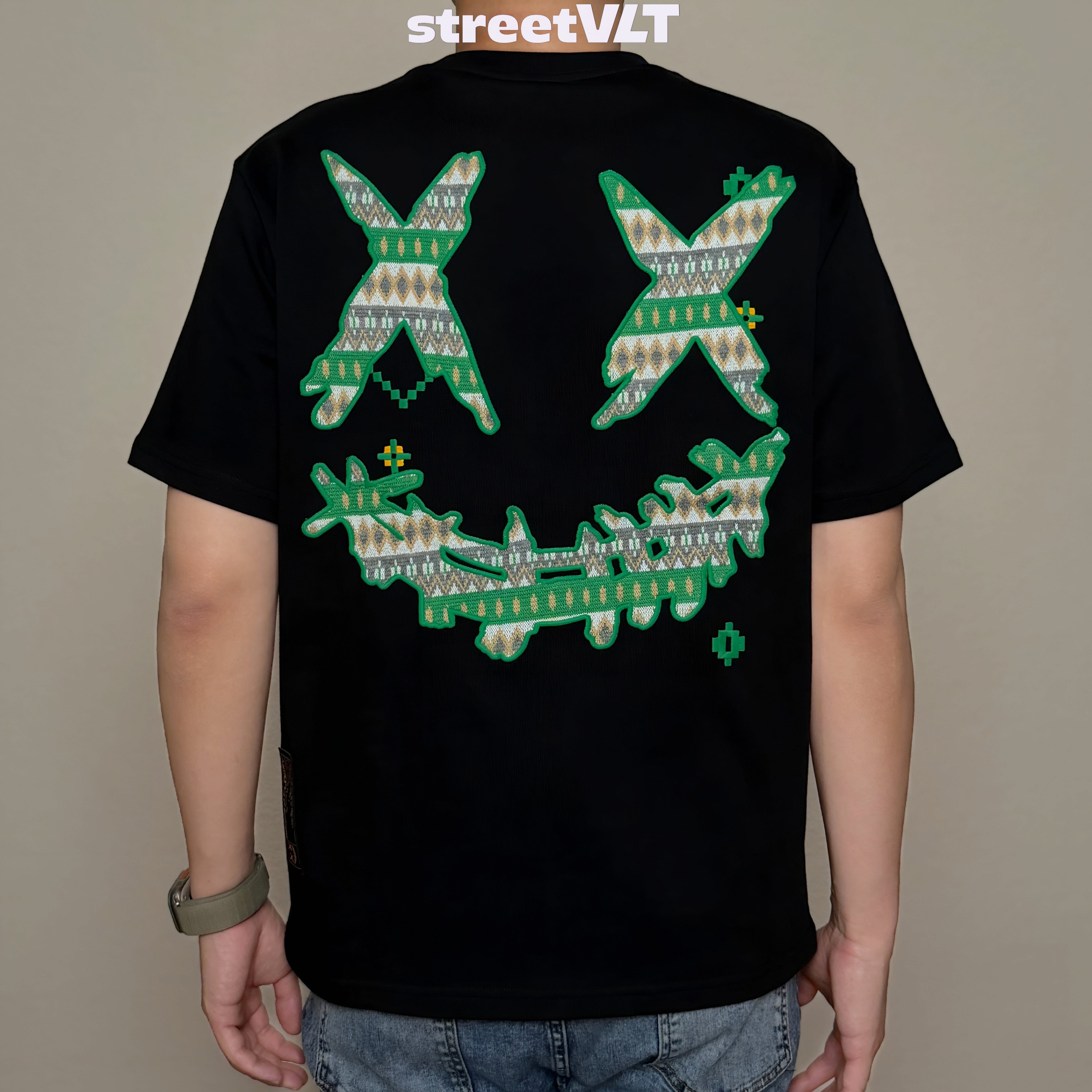 Ricky is Clown Geometrical Christmas Night Tee