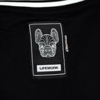 Life Work Korea Unit Numbering V-Neck Tee