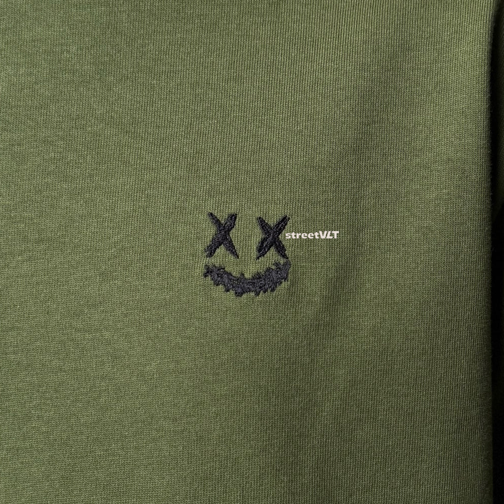 Ricky is Clown Basic Rip Simple Logo Embroidered Tee
