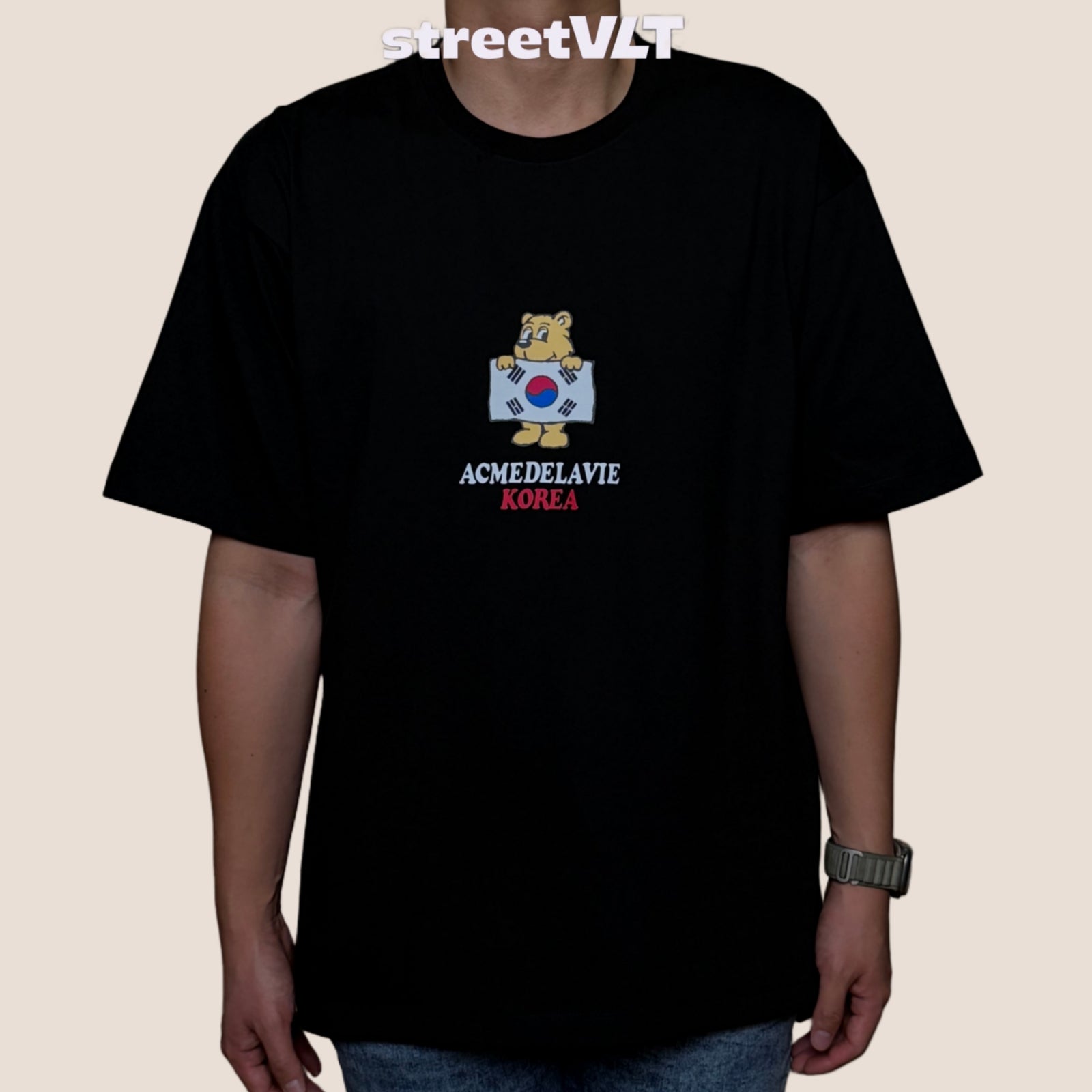ADLV Bear For Korea Short Sleeve T-Shirt