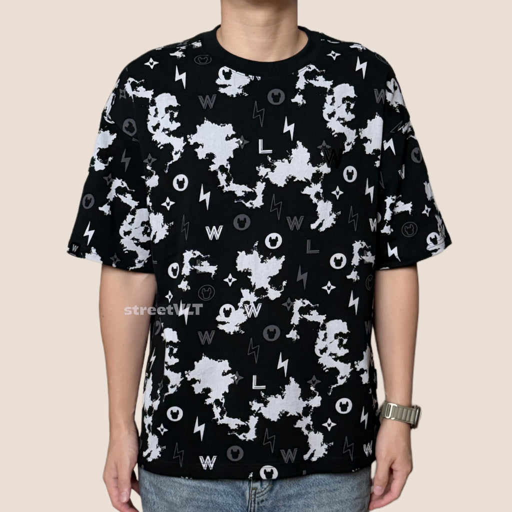 Life Work Korea Storm Radog Monogram Black Tee