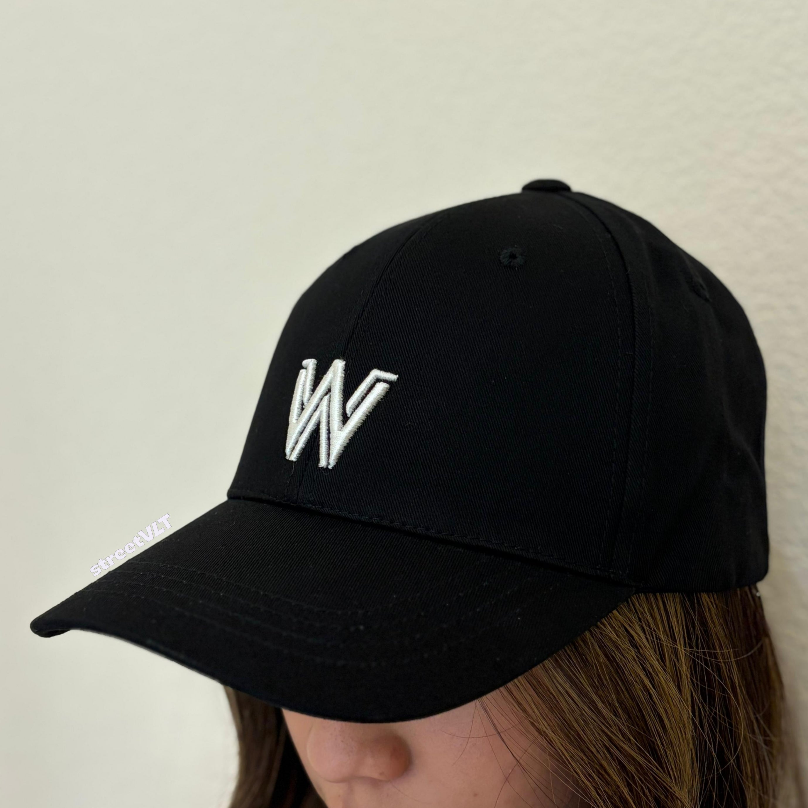 Life Work Korea W Volume Embroidery Hard Ball Cap