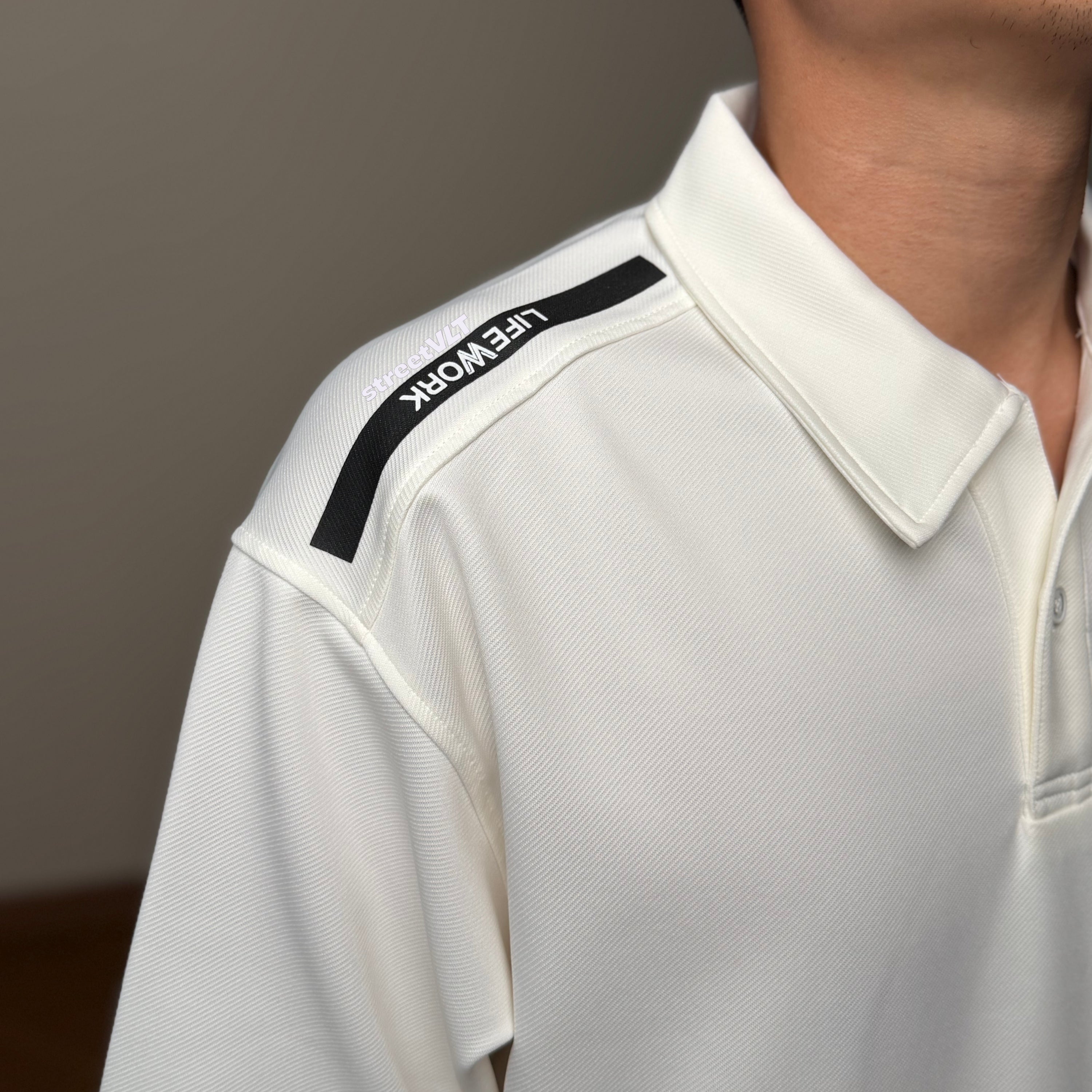 Life Work Korea One Button Polo Tee