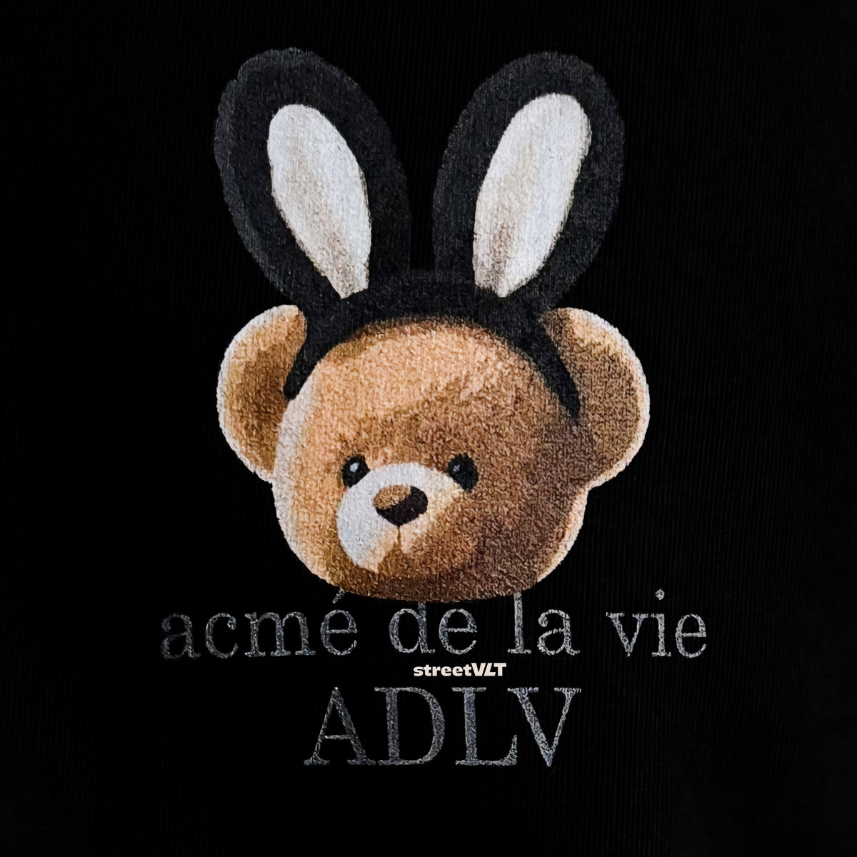 ADLV Rabbit Bear Doll Logo Short Sleeve T-Shirt  Acme De La Vie