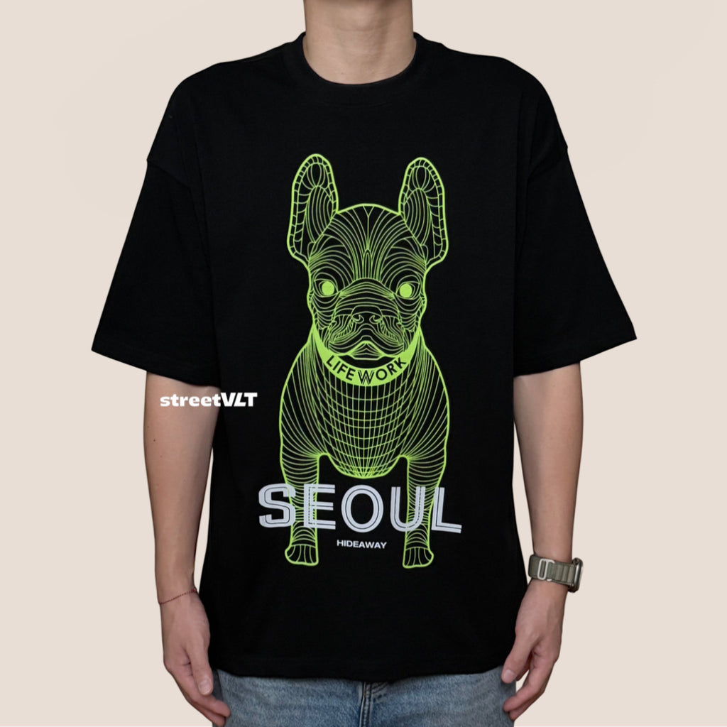 Life Work Korea Seoul Big Radog Tee