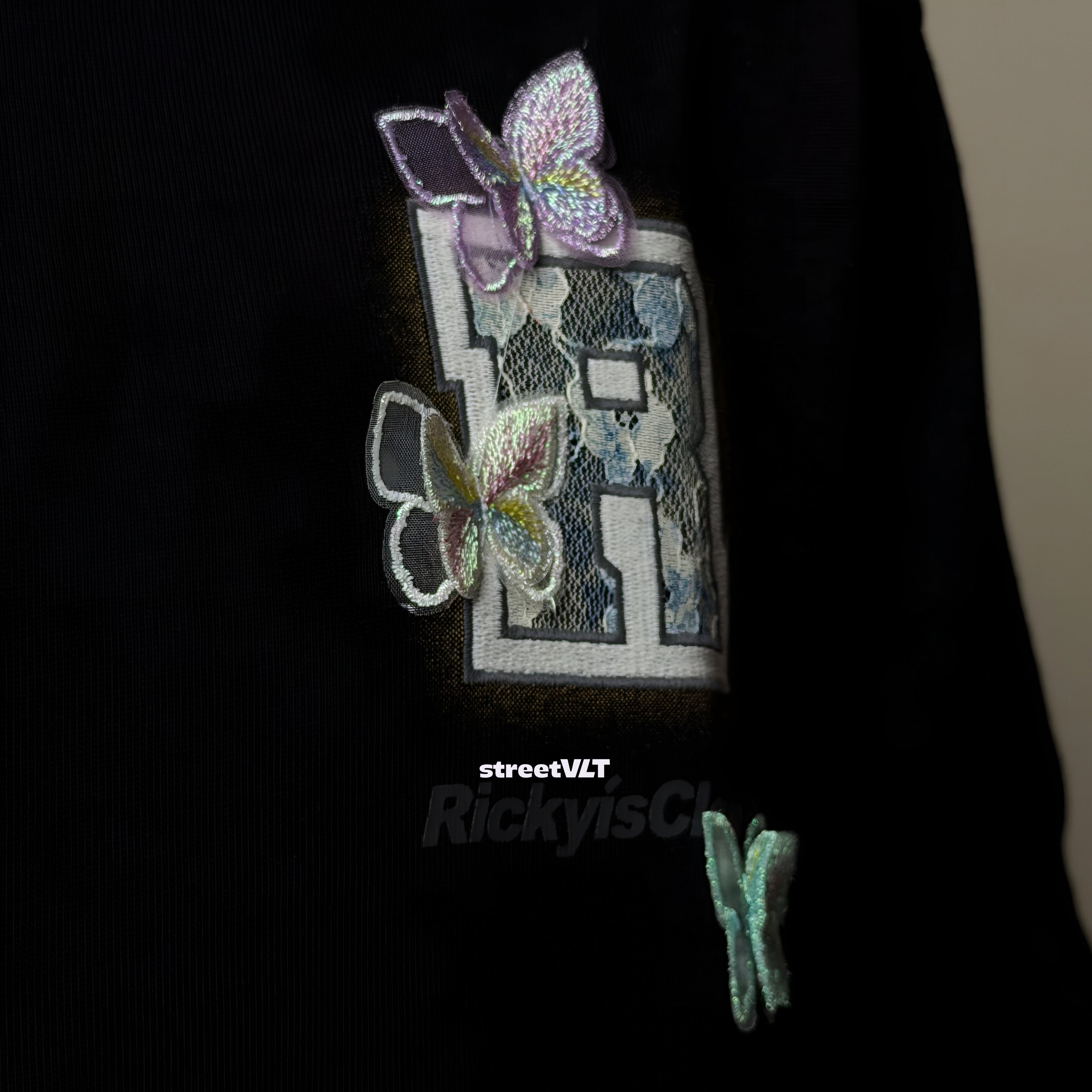 Ricky is Clown Colorful Butterfly Silk Language Tee