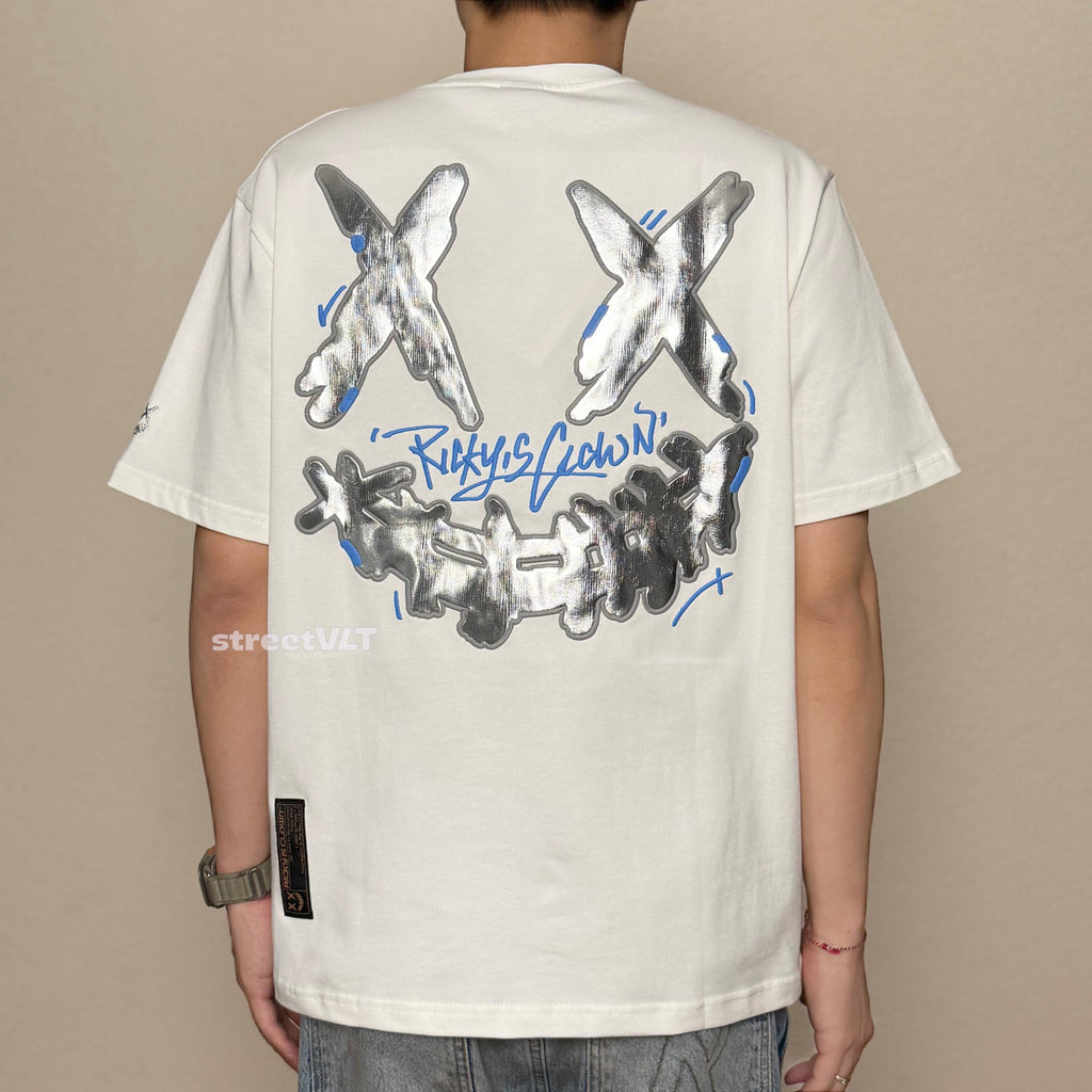 Ricky is Clown Silver Wing Tee