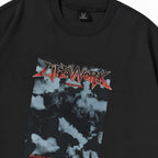 Life Work Korea Vintage Monotone Graphic Dyed Tee