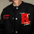 Ricky is Clown Bitten Apple Baseball Varsity Jacket