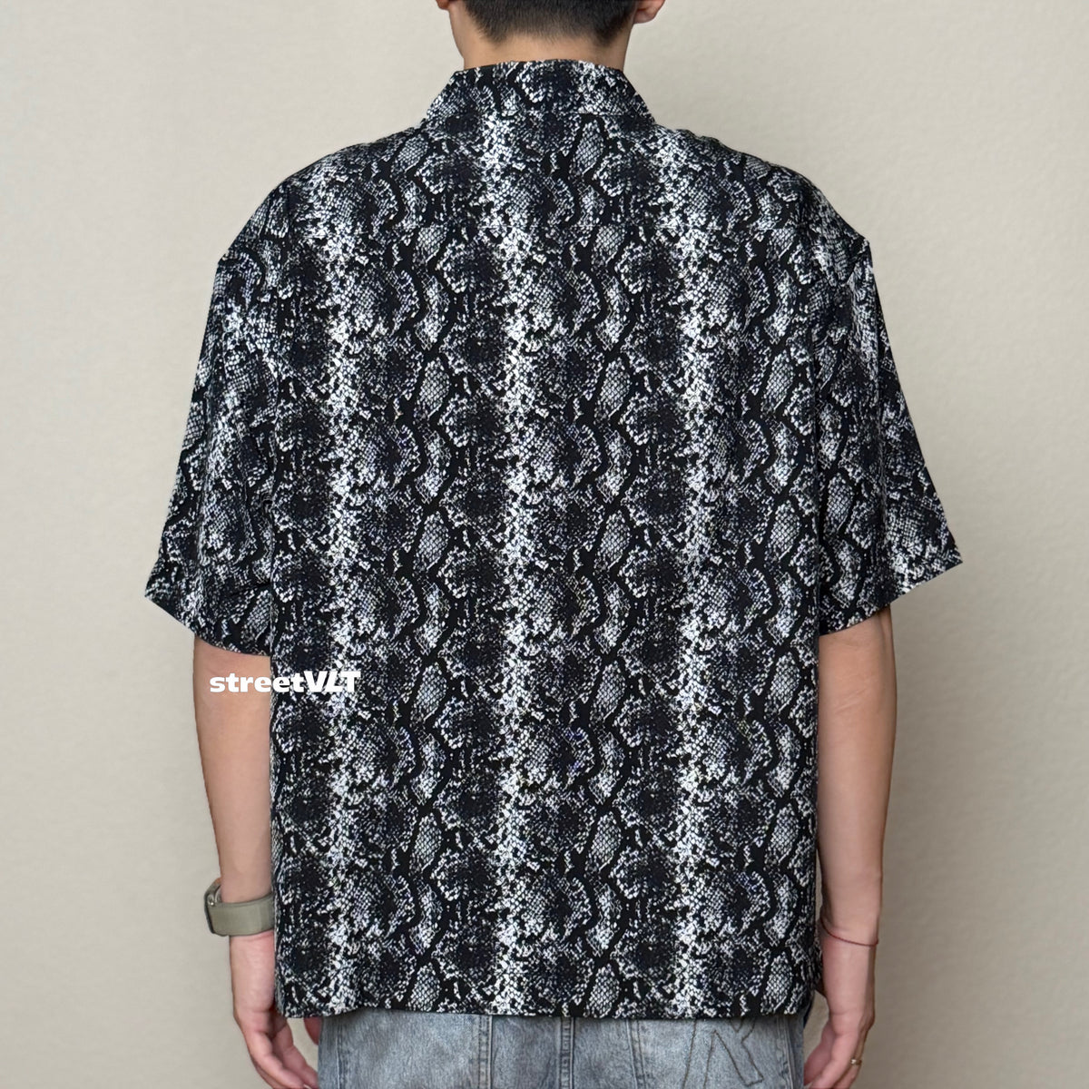 RIC Ricky is Clown Woven Snakeskin Shirt