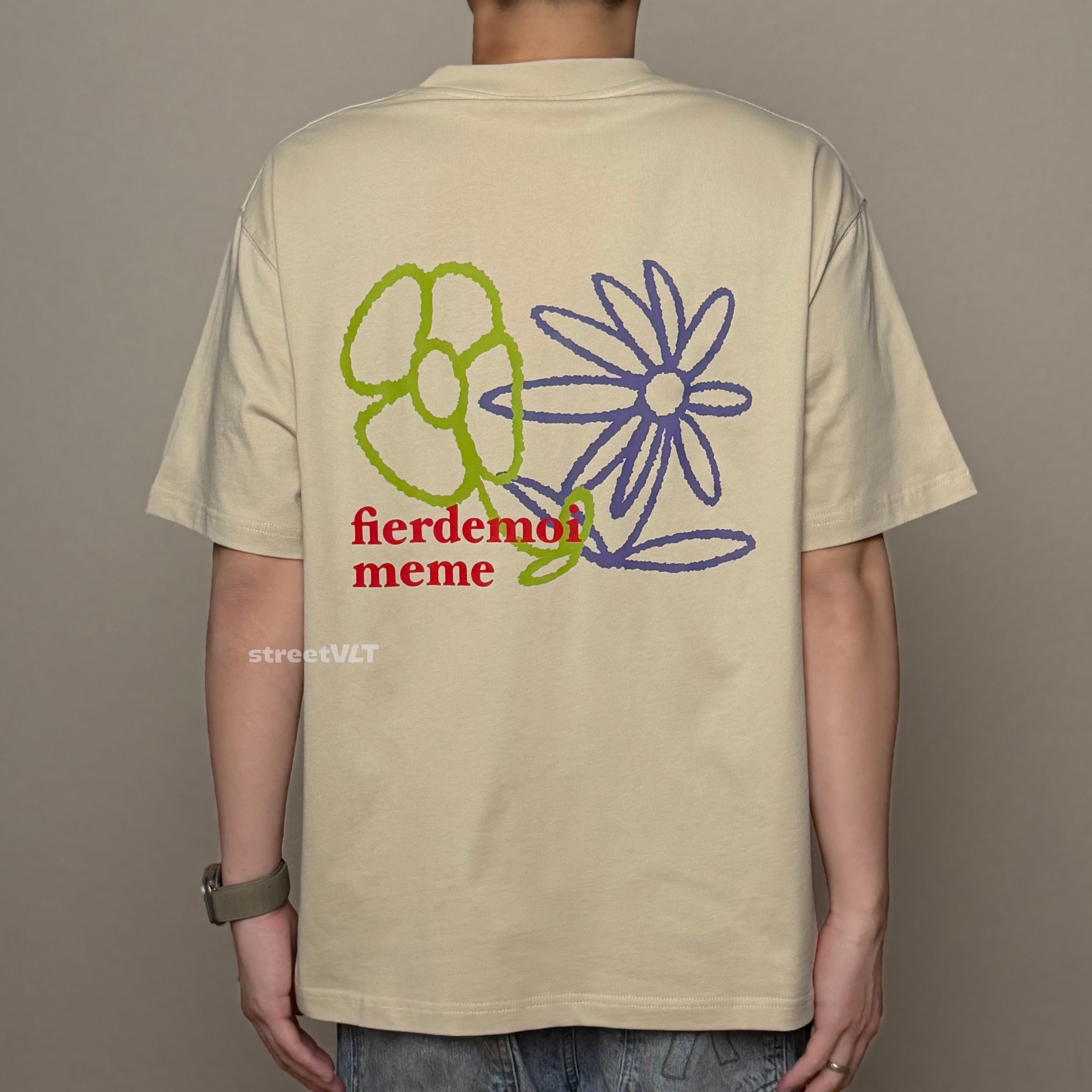 Fier De Moi Drawing Flower 2 Tee