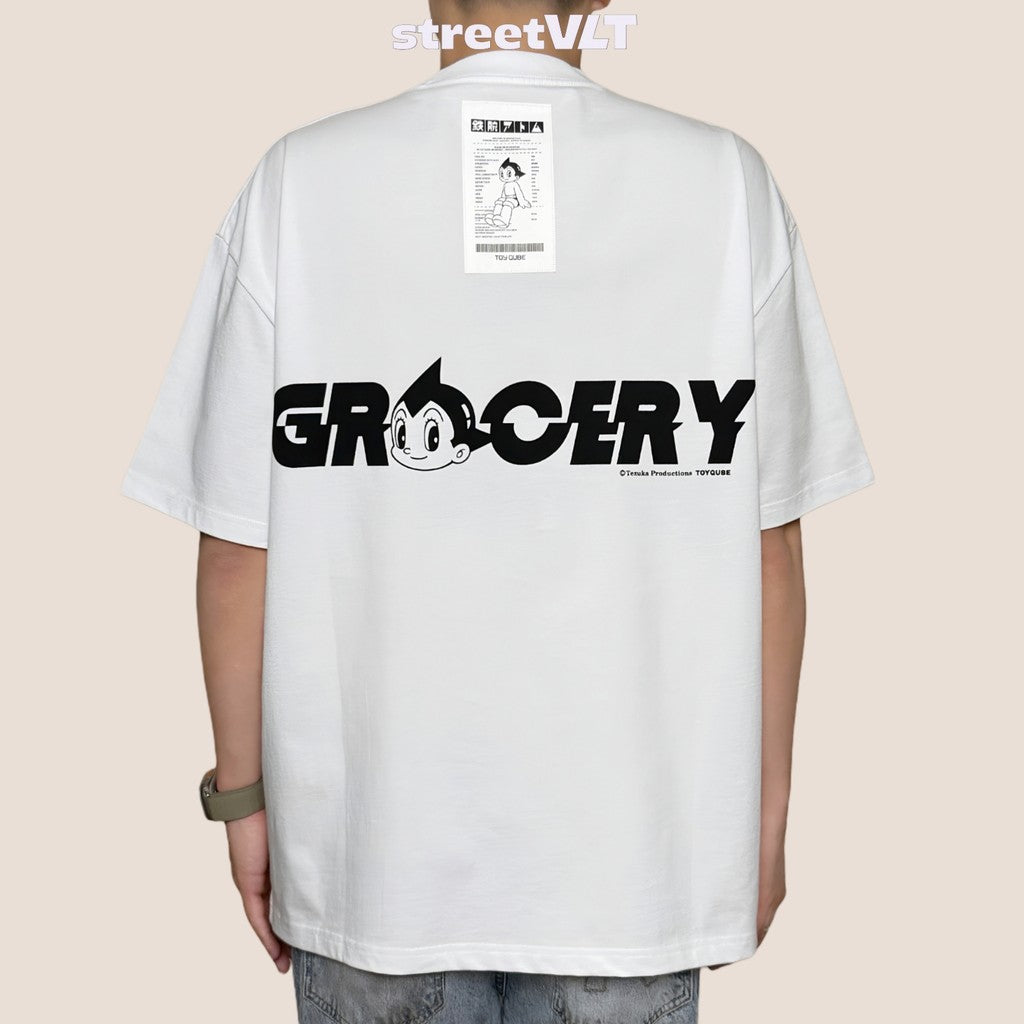 Gro Grocery X Toy Qube Astro Boy Invoice Tee