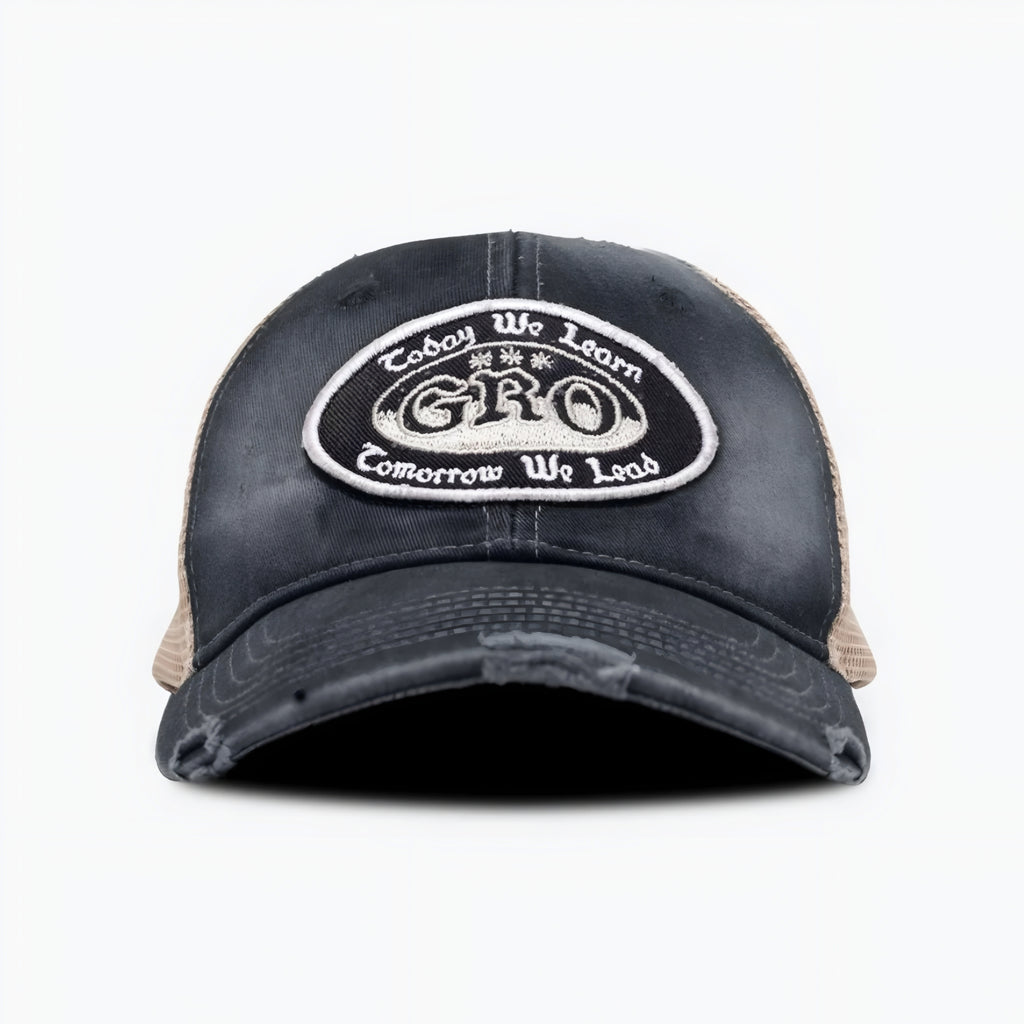 Gro Grocery x FootLoose Tycoon Distressed Trucker Cap